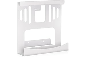 bruwaa Wandhalterung inklusive Kabelmanagement für AVM FritzBox Router 7590 AX （DE Version