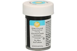 Wilton Colorante Alimenticio para Glaseado en Pasta, 28.3g, Color Azul Cielo, 04-0-0045