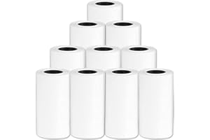 LAMXD 12 Rollos De Papel Térmico De 57 X 30 Mm, Perfecto Para PeriPage PAPERANG P1/P1S/P2/P2S Mini Impresora De Teléfono Móvil Impresora Fotográfica BT Termo Etiqueta De Imágenes Impresora Memo