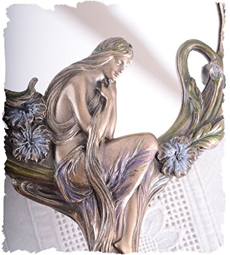MÄRCHENHAFTER HANDSPIEGEL JUGENDSTIL NYMPHE NOSTALGIE - 2