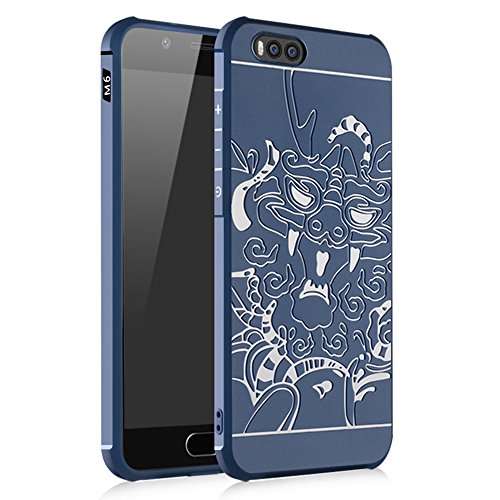 SMTR Xiaomi Mi 6 Funda Silicona Xiaomi Mi 6 Funda Gel Suave TPU Case - Carcasa Resistente a los Ara azos para Xiaomi Mi 6 -drag n Azul reviews SMTR Xiaomi Mi 6 Funda Silicona Xiaomi Mi 6 Funda Gel Suave TPU Case - Carcasa Resistente a los Ara azos para Xiaomi Mi 6 -drag n Azul