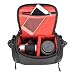 Produktbild Kamera Tasche Schultertasche Messenger Kameratasche | für Nikon Canon Sony DSLR Spiegellose Kameras und Objektive | mit Regenschutz Tragegurt und Zubehörfächern (Eine Maschine und ein Spiegel)