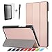Produktbild Hohe Qualität Prämie Ultra Schlank Leicht Smart Cover Tasche für Huawei MediaPad T3 8.0 Tablet PC + Displayschutzfolie und Stylus Pen (MediaPad T3 8.0, Rose Gold)