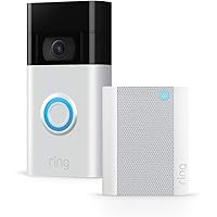 Ring Video Doorbell + Ring Chime von Amazon| HD-Video, fortschrittliche Bewegungserfassung und einfache Installation (2…