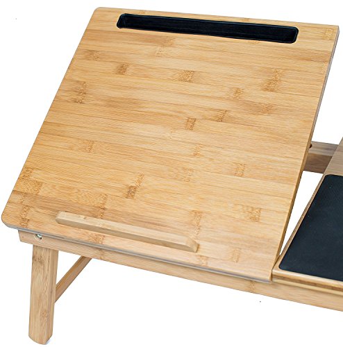 Sofia + Sam Multi Tasking Laptop Bed Tray | Supports Laptops Up To 18 Inches (Natural) - 6