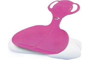 Jamara 460376 - Snow Play Trineo Oso Fucsia – Empuñaduras en Forma de Oso de fácil Agarre, Peso Ligero