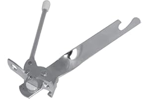 KitchenCraft Schmetterling Dosenöffner, Edelstahl, Sicherheit und Komfort, 17,5 x 3,5 x 2cm, Silber