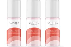 ‎SAPURA Wärmesalbe Roll-On - Extra Stark - Wärmebalsam Muskelentspannung Nacken Schulter - Wärme Sportgel Rückenschmerzen - Dermatologisch geprüft