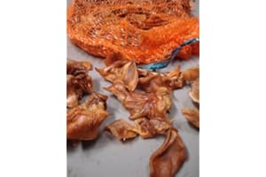 PAWS PARADISE Pigs Ear Strips, Pork 2kg (Pieces + Strips)