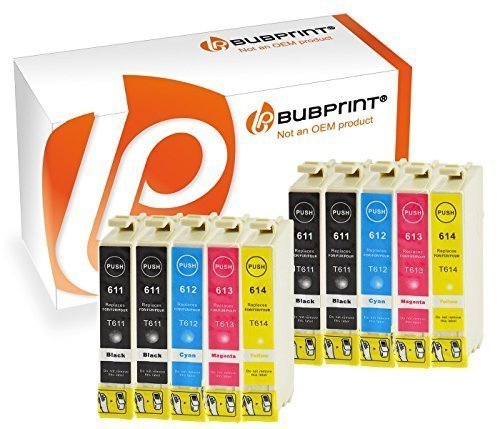 10 Druckerpatronen kompatibel für Epson T0611-14