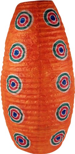 Corona Papierlampenschirm Retro / Papierlampenschirme oval - 2