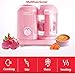 Produktbild Cpippo Babynahrungszubereiter, Kitchen aid Gemüseschneider, 300W, 1100ml, 4 in 1 Dampfgarer Baby Mixer mit Tritan Material + ABS + Edelstahl Messerkopf Pink