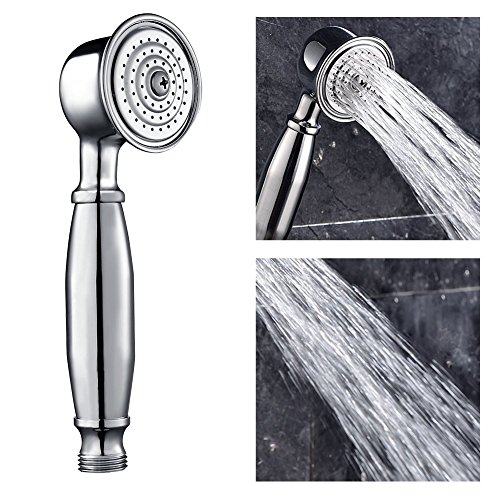 Duschkopf,badserie nostalgie Handbrause superfeinen Düsen massiv messing hochglänzend SRSH07 - 5