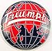 Produktbild EMAILLE SCHILD Ø 12 cm Triumph Globe Logo Enamel Shield GLOSSAR!