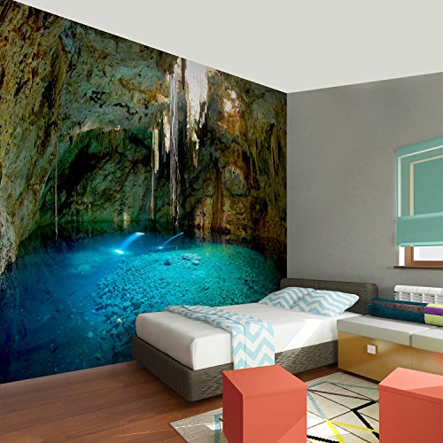 Fototapete Bergsee 352 x 250 cm – Vliestapete – Wandtapete – Vlies Phototapete – Wand – Wandbilder XXL – !!! 100% MADE IN GERMANY !!! Runa Tapete 9036011c - 5