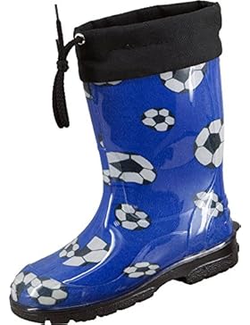 Kinder Gummistiefel Eike , Fussball und Herzen