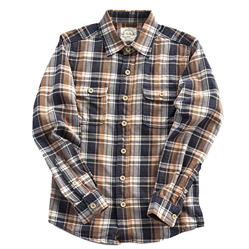 Bii Free - Chemise casual - Chemise - À Carreaux - Col Chemise Classique - Manches Longues - Homme -  Jaune - X-Large