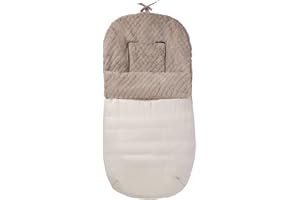 Mayoral - Saco de silla bebé Universal - Envolvente y Suave, diseñado para bebés Desde Nacimiento polipiel, mod. 19385 (Crudo)