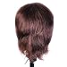 Man Training Head 100% Real Human Hair With Beard Cosmetology Hairdressing Mannequin Manikin Doll (Table Clamp Holder Included) EHF0408S