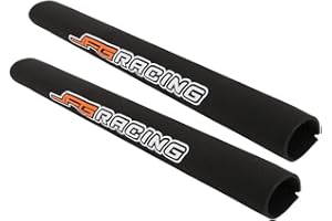 JFG RACING Motorrad Vordergabel Schutz – 360 mm Stoßdämpfer Schutz Wraps Staub Abdeckung Boot Board Für Dirt Bike Motocross Enduro Supermoto Pit Bike