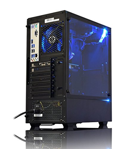 ADMI High Performance Gaming PC: Powerful AMD Ryzen 5 1600 6 Core/12 Thread 3.6GHz Turbo CPU, Nvidia GTX 1060 6GB Graphics Card, 8GB 2400MHz DDR4, Seagate 2TB Hard Drive, Windows 10 Trial