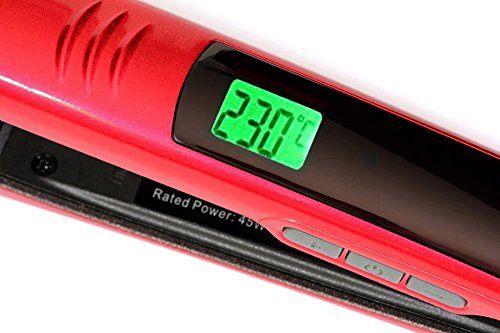 Professionelle Keramik Turmalin Ionic Haarglätter Anti Frizz Glätteisen lockenstab 2 in 1, LCD EU Stecker Auto-Abschaltung (mit hochwertiger Keramikbeschichtung) - 5