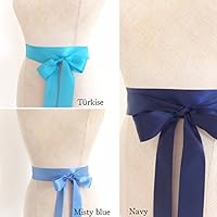 Satinband, Brautgürtel, Schärpe 2,5 Meter