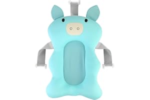 YOLISPA Baby-Badewanne Pad Baby-Liege Bad Kissen Kissen Rutschfeste Badewanne Schwamm Duschkissen