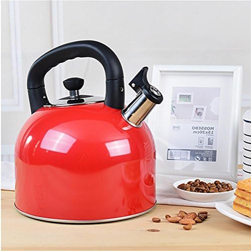 Whistling Gas Range Kettle Stainless Steel Kettle with Heat Resistant Handle The gland keeps water and tea warm For induction cooker Gas stoves