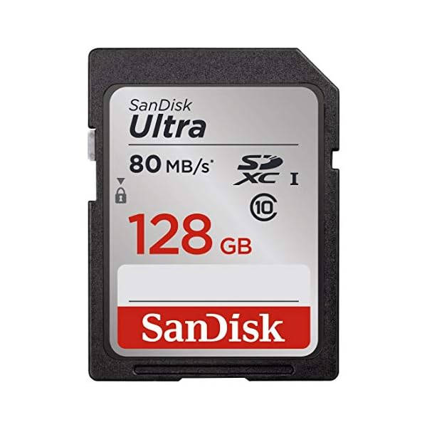 SanDisk SDSDUNC-016G-GN6IN Ultra Tarjeta de Memoria SDHC de 16 GB (hasta 80 MB/s, Clase 10), Color Plata