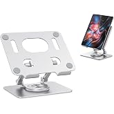 Tablet & Ipad ve Telefon Standı Metal Protatif Masa&uuml;st&uuml; 360 Derece Ayarlanabilir Stand 4 ve 13.1 In&ccedil; Kadar Desterler Tablet