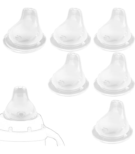 NUK, First Choice Plus Teats, Medium Feed Hole, 0-6 Months, 2 PCS Look Heloo