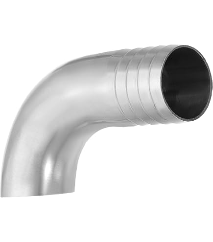 PATIKIL 1 1/4 Raccordo a Barbetta Sanitaria, Gomito 90 Gradi Raccordo (m4U