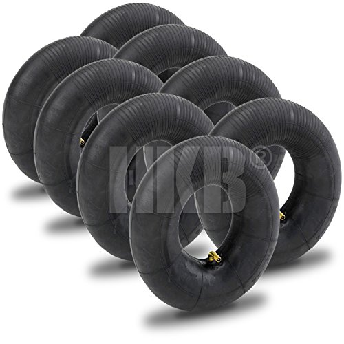 HKB ® Schlauch für Luftrad, ideal auch als Ersatzschlauch, mit TR 13 Winkelventil aus Metall, 3,00-4 TR87C, geeignet für Sackkarren, Bollerwagen, Transportwagen und Handkarren (8)