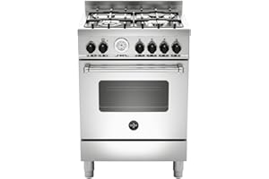 Bertazzoni La Germania Americana AMN664GXT cucina Piano cottura Acciaio inossidabile Gas A+
