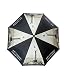RAIN BIRD 3 Fold Black Printed Nylon Umbrella Auto Open RS.425.00