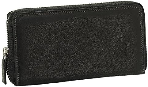 Luxury Ladies Leather Wallet Purse Long Purse XXL Vers. Farben black Size:Breite ca. 20 cm / Höhe ca. 10 cm / Tiefe ca. 2 cm