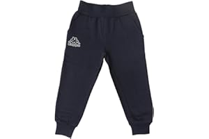 MARBEL Kappa Pantalone Tuta Bambino Ragazzo in Cotone Felpato. Pantaloni Bimbo Invernale