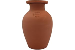 OLLAS LUTTON Olla Terre Cuite à Enterrer 5L | Arrosage Autonome pour Plantes d'Extérieur Ecologique & Economique | Système d'Irrigation Naturel | Autonomie 7 Jours | OYA Terracotta