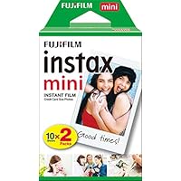 Fujifilm Instax Mini Film Pellicola istantanea per fotocamere Instax Mini, Formato 46x62 mm, confezione da 20 foto