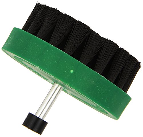 wolfcraft Polierbürste mit weichen Borsten Ø 80 mm, Rundschaft 6 mm, 2713000 - 2