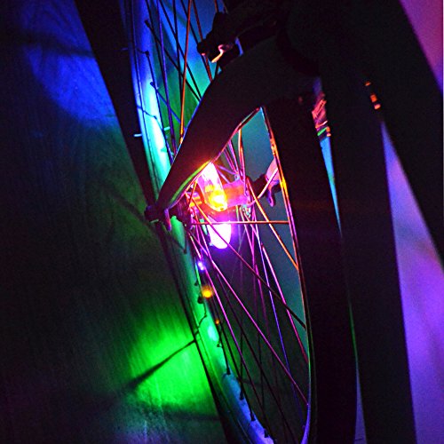 8-fach LED Nabenlicht / Speichenlicht mit 3 Leuchtmodi - 5