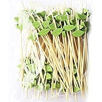 100 Stuzzicadenti Decorativi Per Cocktail Pasquali - Legno Naturale Per Party - Foto 11