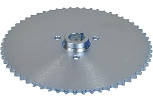 AlveyTech 40/41/420 Chain 60 Tooth Sprocket with 1" Bore & 1/4" Keyway