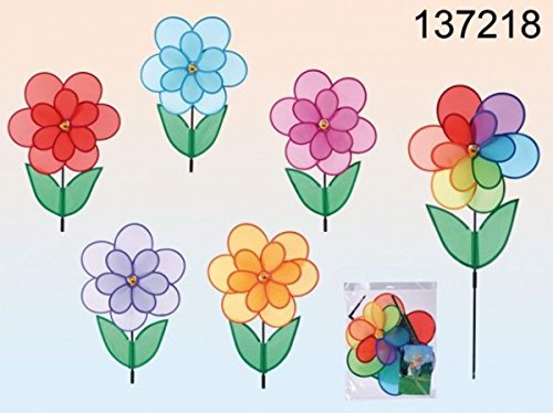 Preisvergleich Produktbild Windrad Blume mit 2 Räder