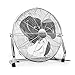 Produktbild OneConcept Metal Blizzard XXL Ventilator Bodenventilator Standventilator Leise Chrom 46 cm (18") Rotorblätter Metallkorb 120 Watt 3 Geschwindigkeiten Tragegriff Silber