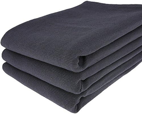3 Anthracite Dishtowels Made of 100% Cotton / 70 x 50 cm / Towel / Kitchen Towel / Dishwasher Cloth / Cleaning Cloth / Anthracite Grey