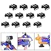 Produktbild Fantaseal® Nerf to Picatinny Konverter Adapter Aluminium Picatinny Rail Adapter für Nerf Gun Nerf Dartblaster Picatinny Rail Adapter 21mm Nerf Blaster Slip-On Picatinny Rails Adapter Nerf Spielzeugpistole Picatinny Adapter Nerf-2-Picatinny Rail Adapter für Befestigung von Standard Militärisce Taktische Ausrüstungen wie Scope, LED-Blitzlicht, Nachtsichtgerät und andere Picatinny Typ Gear, - 12 Stücke