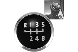 Juttzzei VW Gear Knob Cover, 6 Speed Gear Stick Cover for VW T5 T6 Transporter 2003-2010 Shift Knob Cap, Upgraded ABS Plastic VW T5 Gear Stick Cover Head - Black