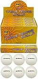 6 x Plain White (logo free) Special Quality Table Tennis Balls. 40mm.